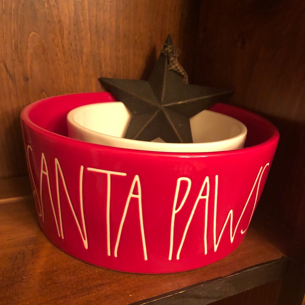 Rae Dunn Red Dog Bowl